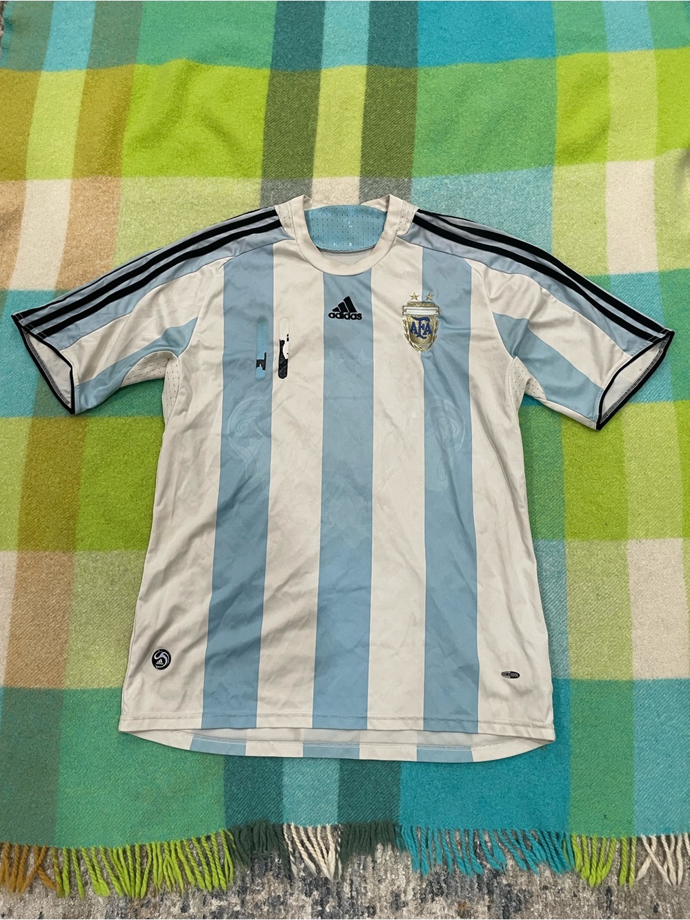 Adidas Argentina Carlos Tevez 2010 World Cup jersey #worldcup #argentina